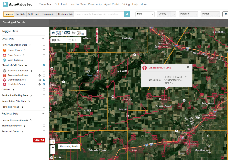 Deep Dive into Distribution Lines Data A Key Feature of the AcreValue
