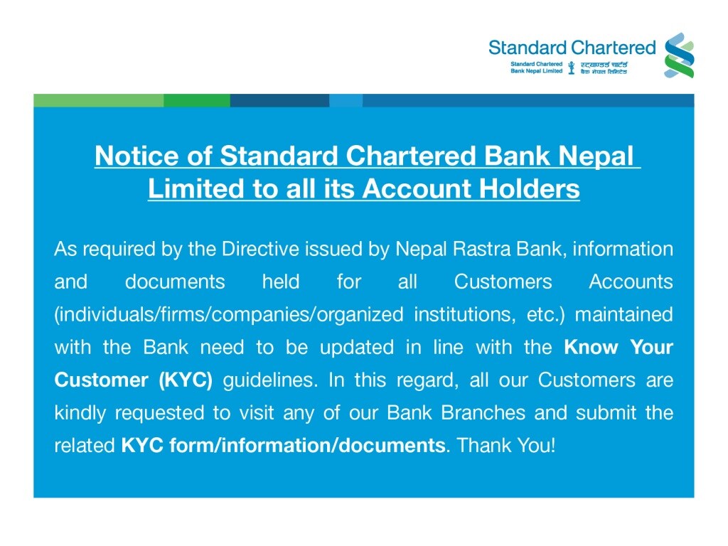 Fixed Deposit Standard Chartered Nepal