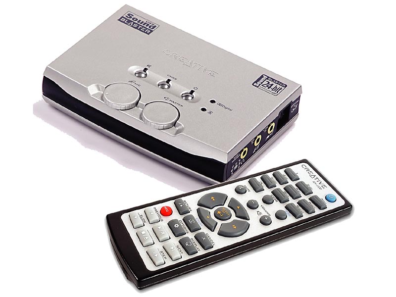 クリエイティブ、DVDオーディオ対応のUSB 2.0外付けオーディオユニット