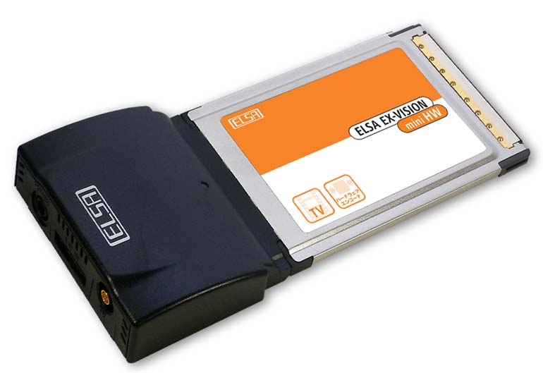 エルザ、CardBus対応TVキャプチャPCカード