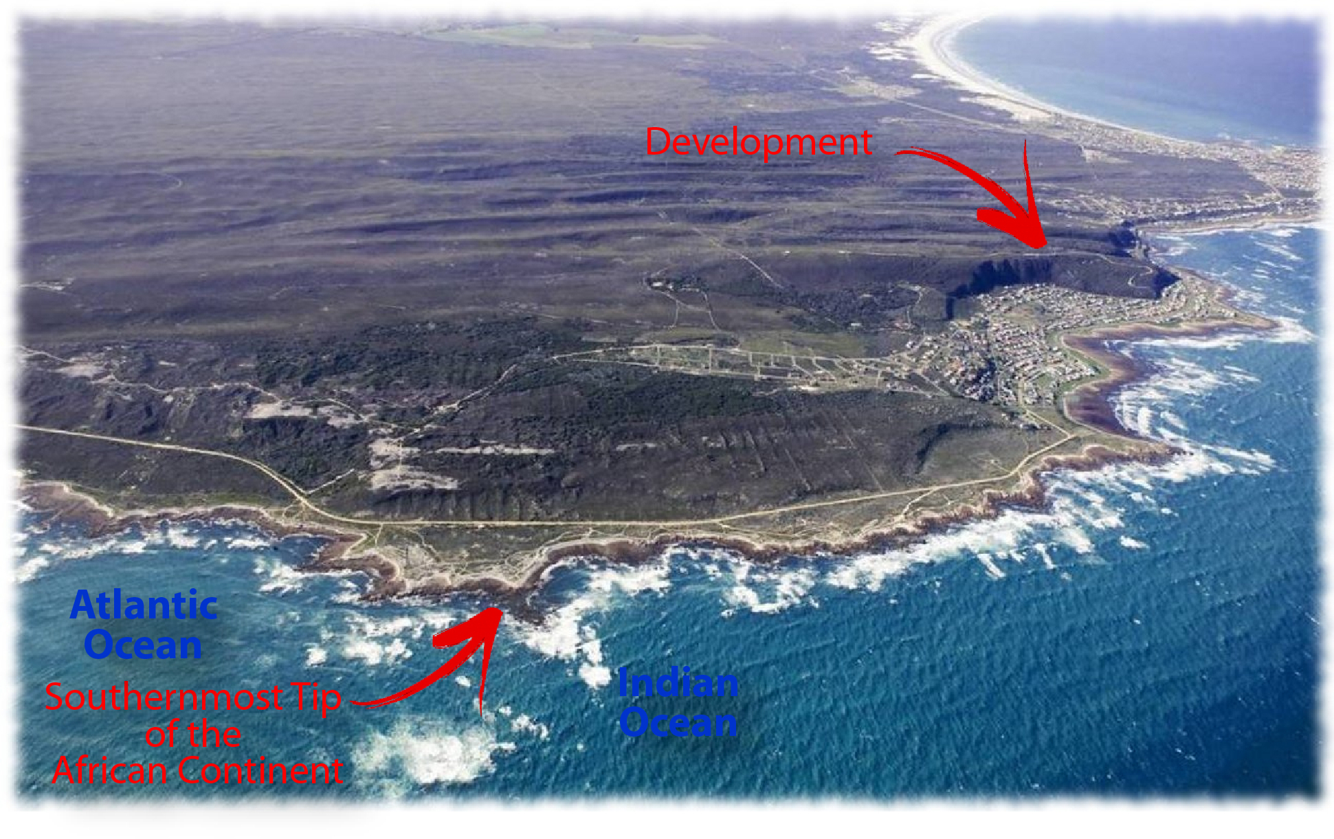 Cape Agulhas South Africa Map