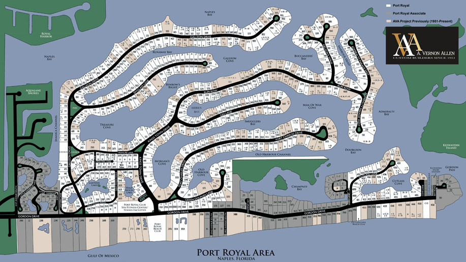Port Royal Naples Map Daryn Goldarina