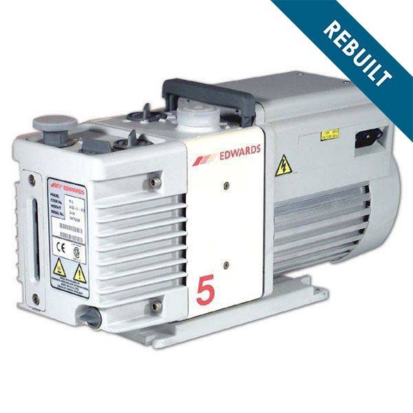 Edwards Vacuum Pump RV5 4.1 cfm REBUILT w/ 1 Year Warranty 1PH AVAC