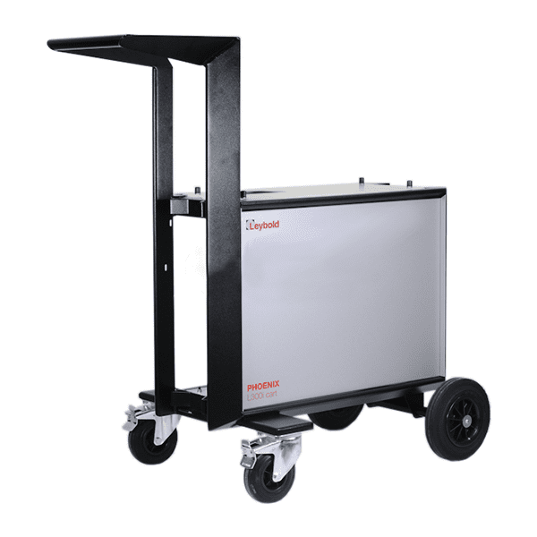 Portable Leybold Phoenix Leak Detector Cart Helium Leak Detector