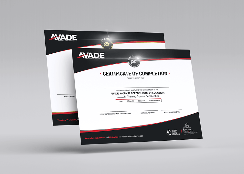 Workplace Violence Prevention - AVADE® Training