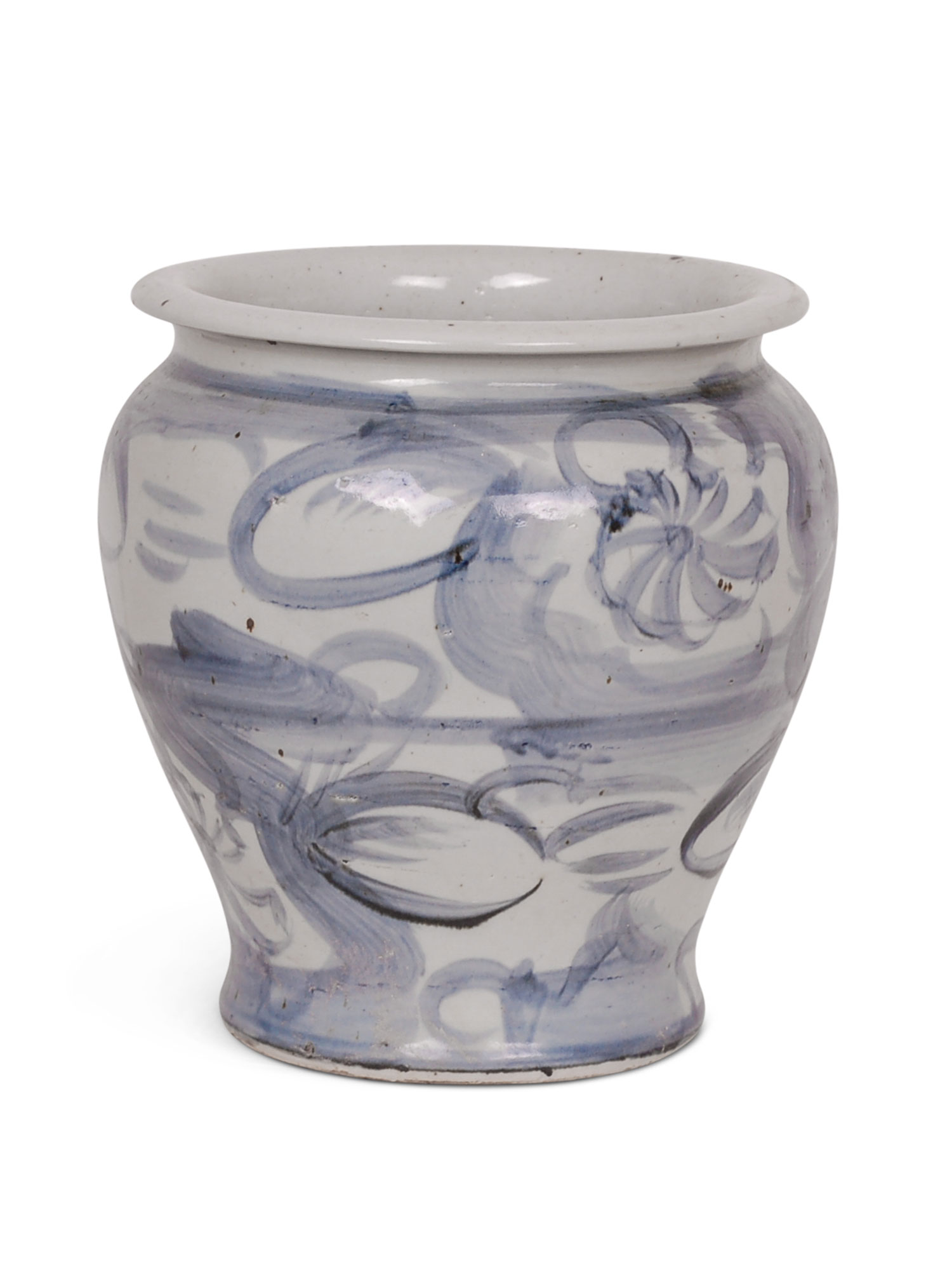 Blue and White Ming Pot Avala International Inc.