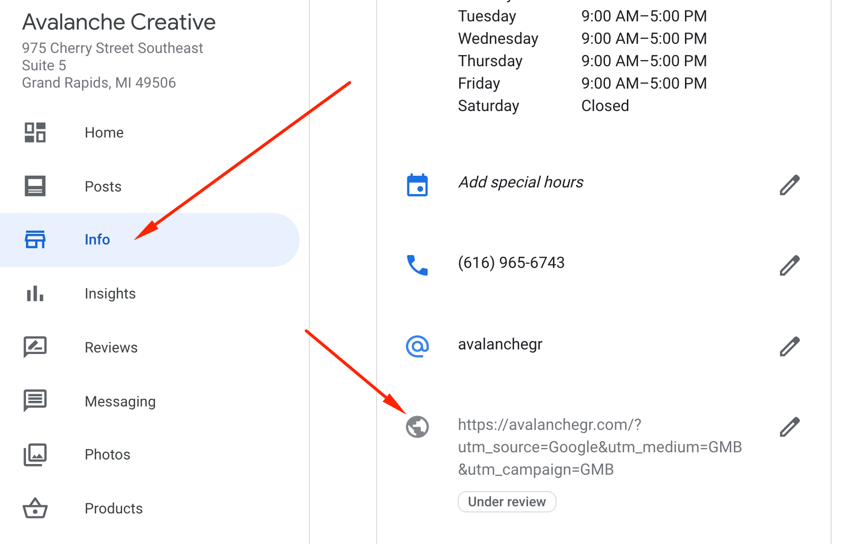 How To Set Up Google My Business Tracking Avalanche Creative