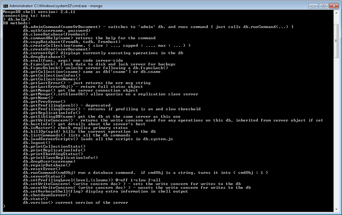 MongoDB Shell Basics Insert, Update, Find, Delete and Indexing
