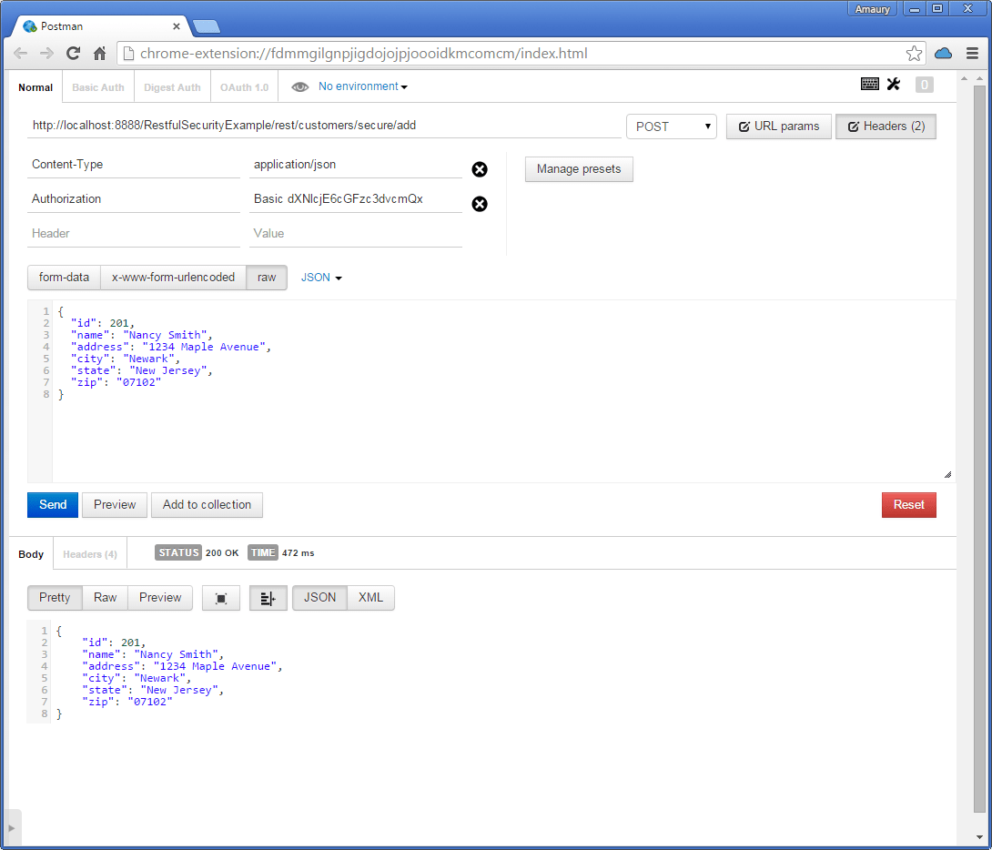 JAXRS Security using Basic Authentication and Authorization