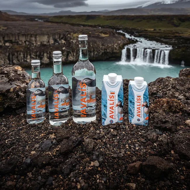 Icelandic Natural Alkaline Water Avalis Glacier Water