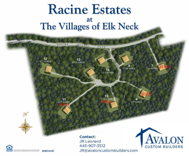 Custom Home Sites Residential Lots For Sale Cecil County MD Avalon
