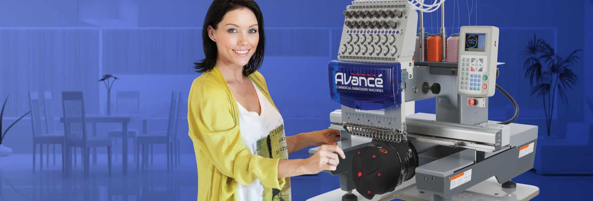 Best Value For StartUps Avancé Commercial Embroidery Machines