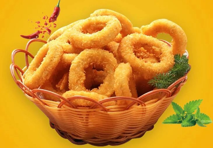 Onion Ring batter breading machine line