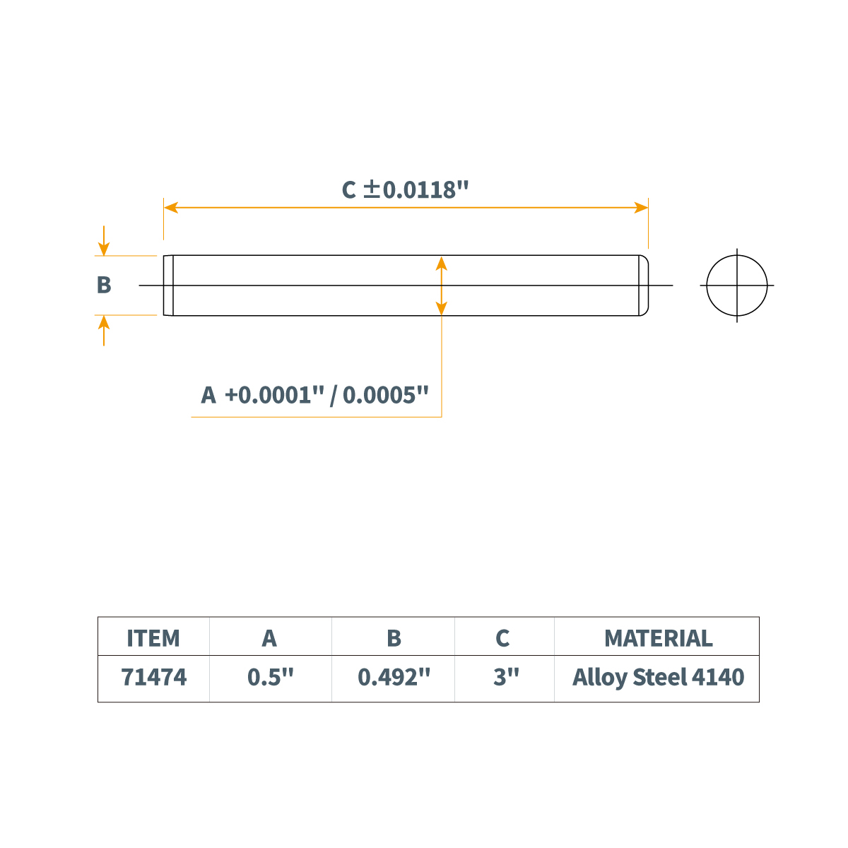 Hardened Steel Dowel PinsSizes Avanti Systems Co. Ltd