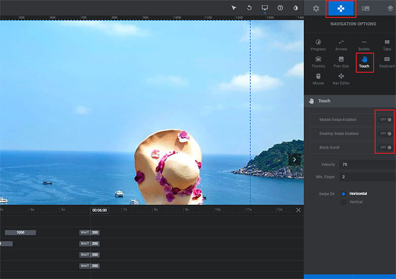 Slider Revolution Mobile Scrolling Not Working Avas