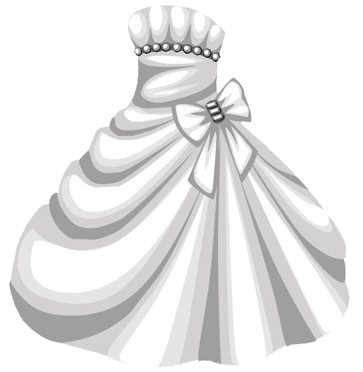 Наклейка Свадебное платье PNG AVATAN PLUS