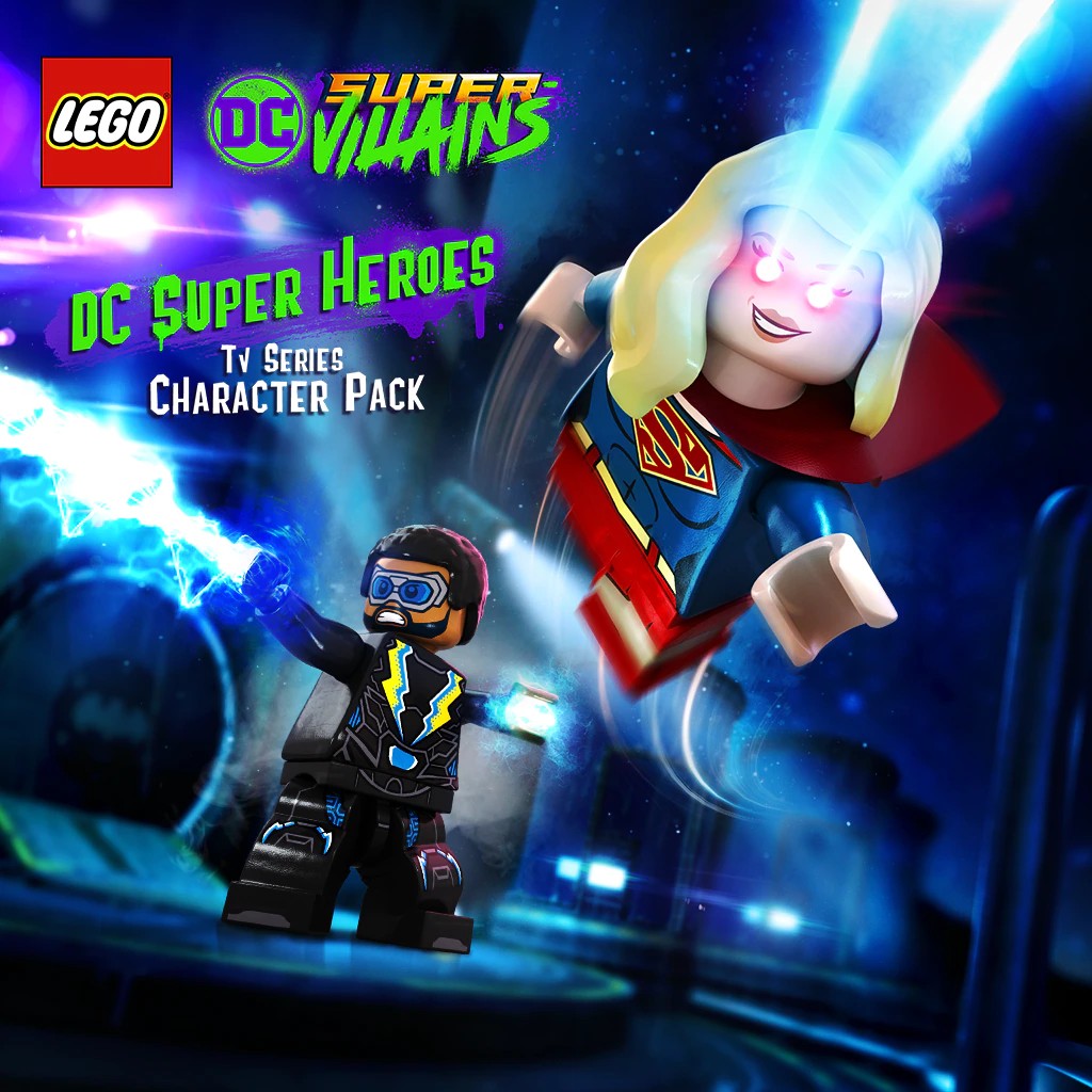Download Supergirl Black Lightning Video Game LEGO DC Super Villains PFP