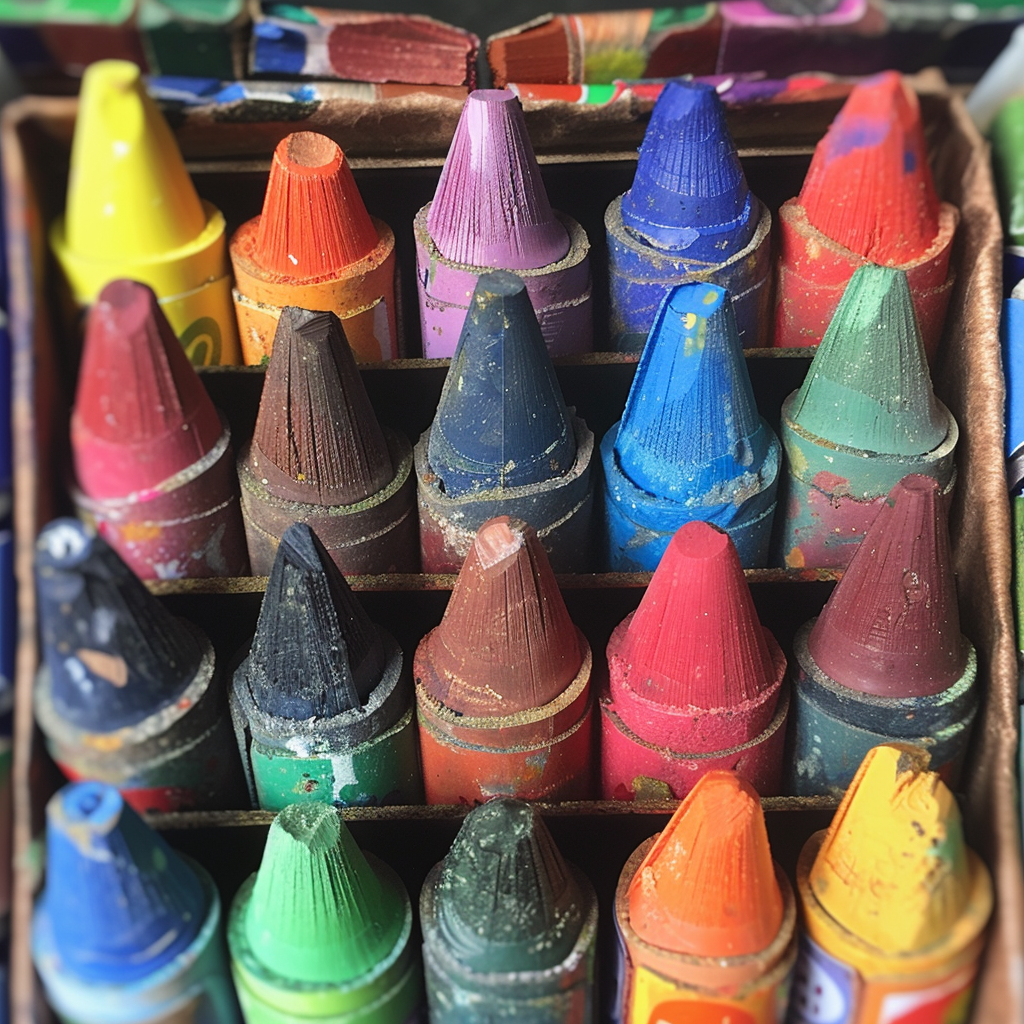 Colorful Crayon Array by RyMishRy