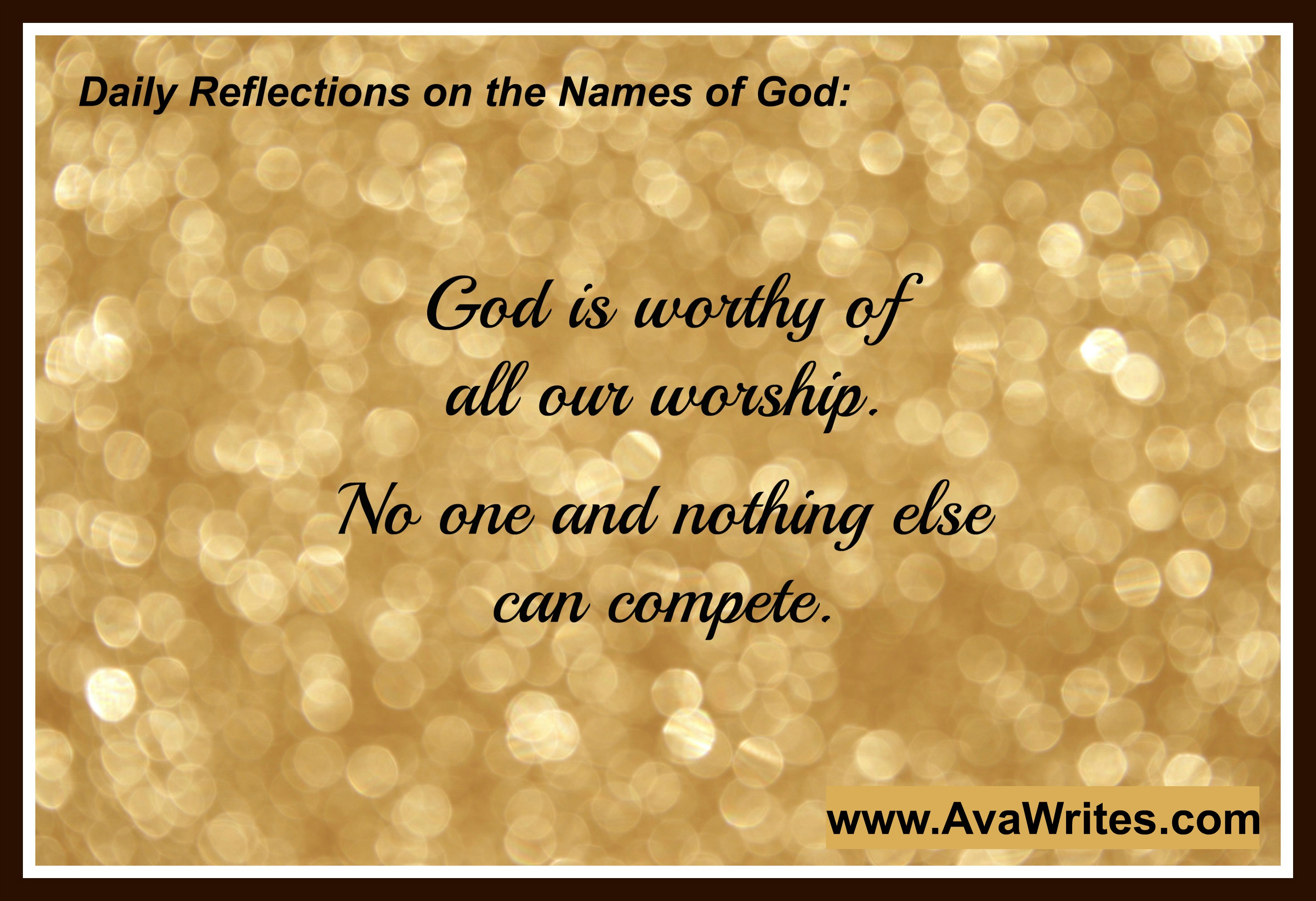 worship only God Archives Ava Pennington Ava Pennington