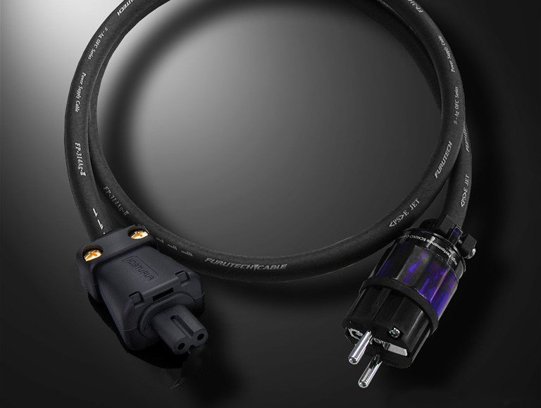 Furutech FP314Ag II / FI8N(R) / FIE11(R) schuko EU Rhodium plated Cables \ Power Cables