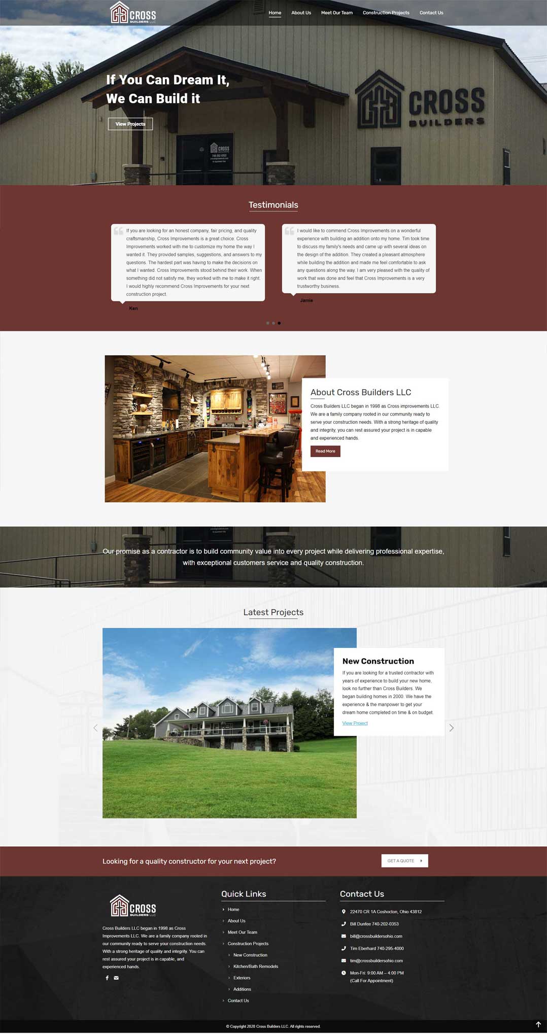 Website Portfolio AVC Technical Services