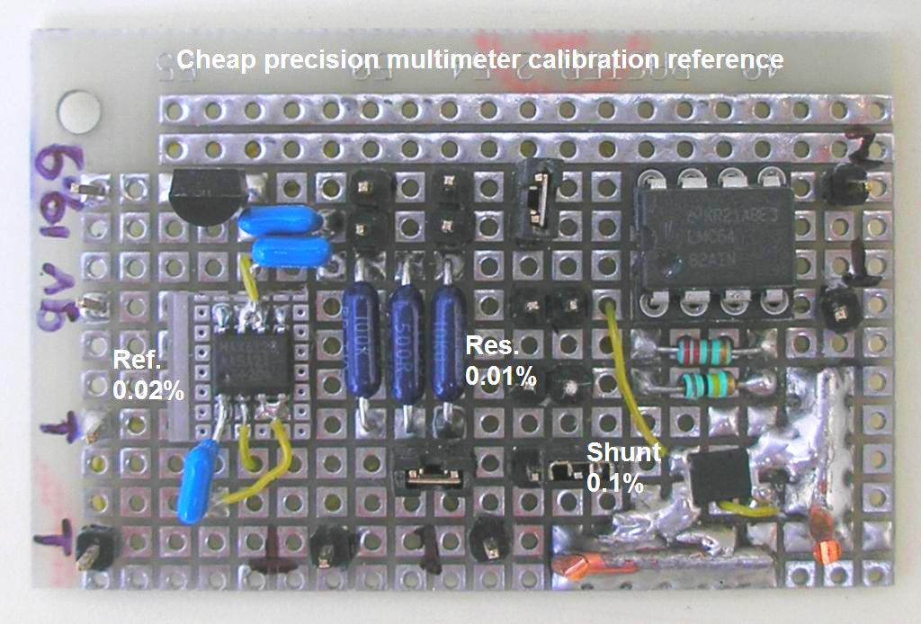 DIY multimeter calibration