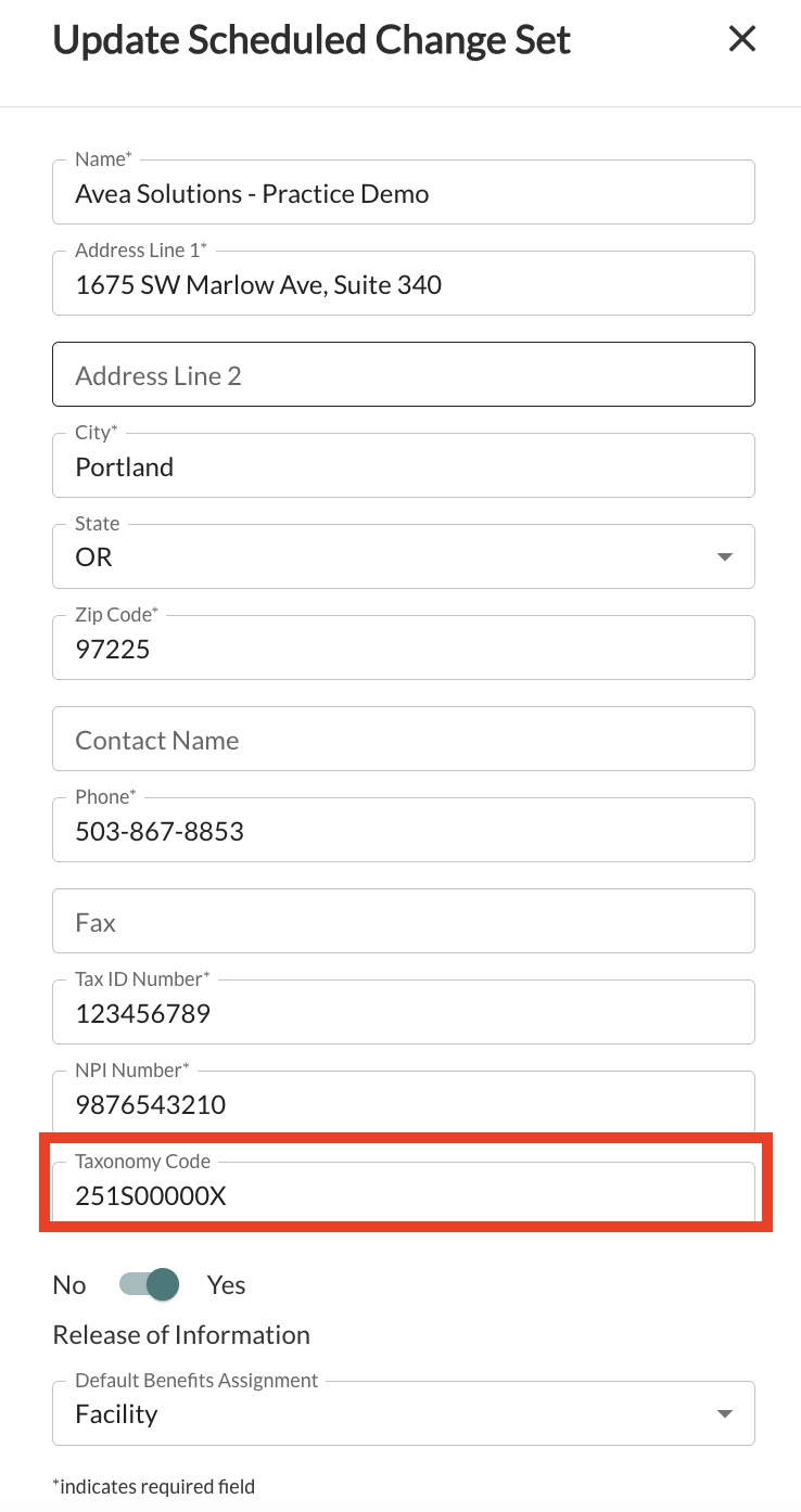 Box 33b - Other ID# – RCM