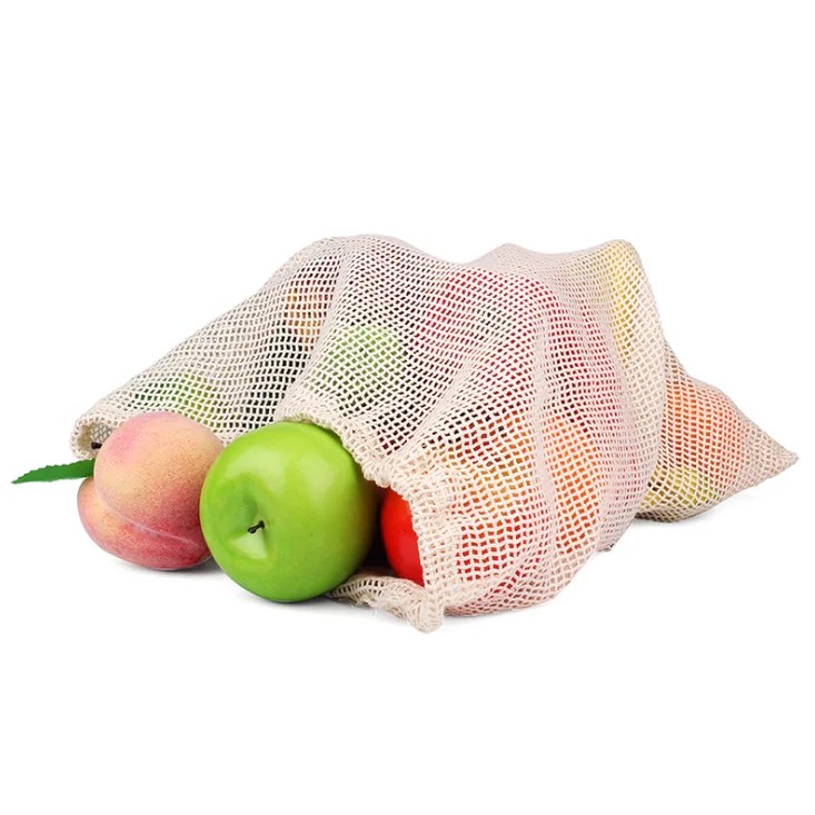 Reusable Cotton Mesh Produce Bag Avecobaggie