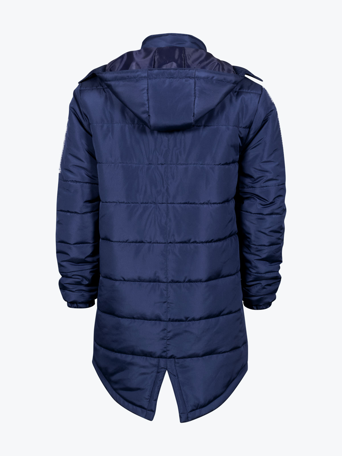 Evolve Navy Football Bench Coat Avec Sport