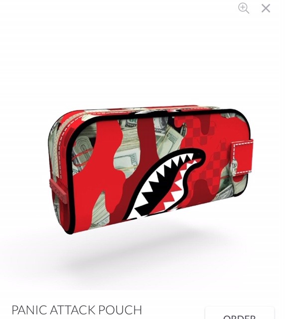 AKSPP02 Sprayground Panic Attack Pouch Pencil case Aventura Kids