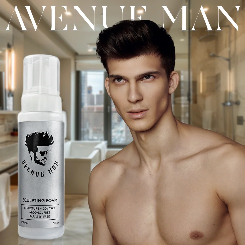 Avenue Man Sculpting Foam Best Men's Hair Mousse Avenue Man Hair
