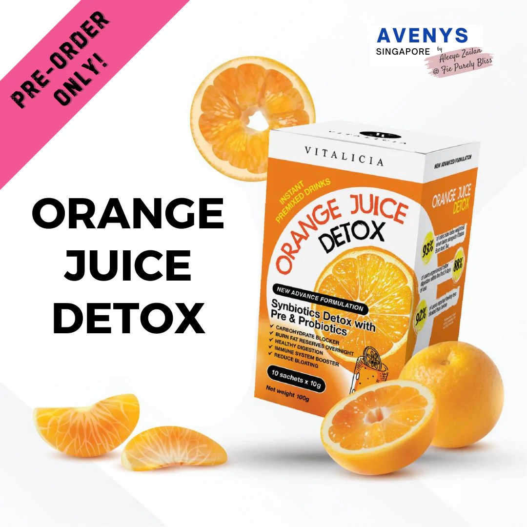 VITALICIA Orange Detox Juice (OJD) Avenys Singapore Official