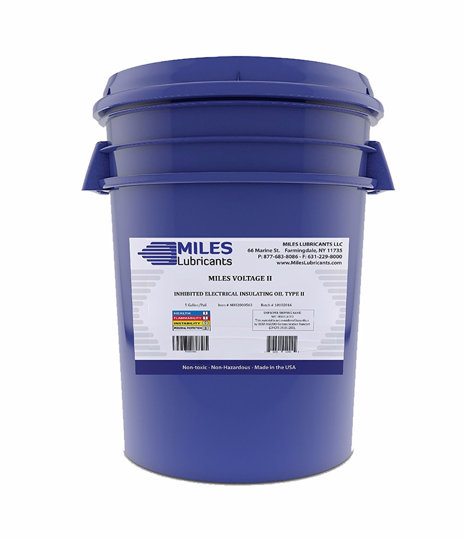 Miles Voltage Ii, Inhibited Electrical Insulating Oil (5 Gal. Pail)