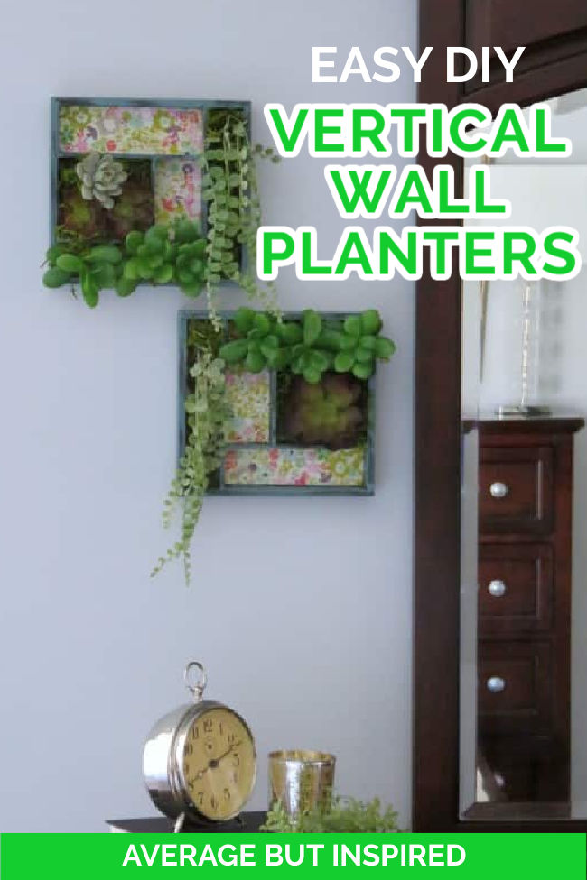 DIY Indoor Vertical Wall Planter