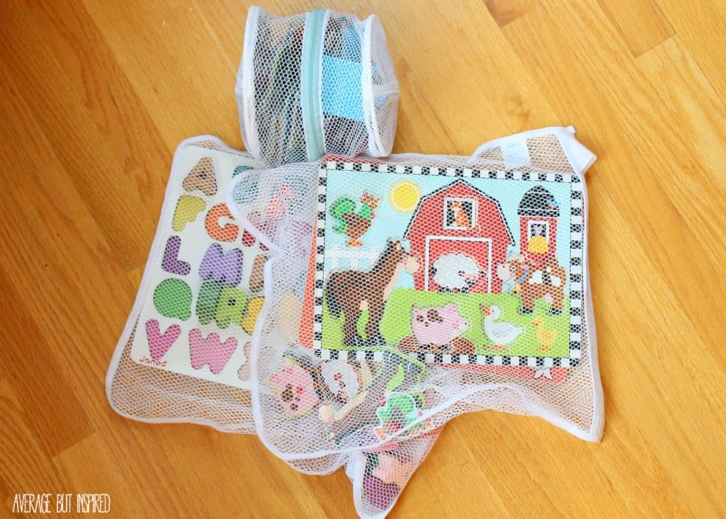 Dollar StoreGanization Mesh Laundry Bag Organization Ideas