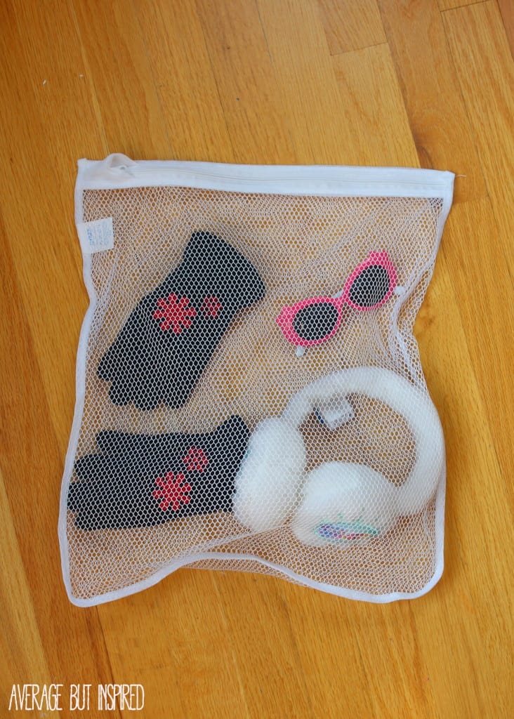 Dollar StoreGanization Mesh Laundry Bag Organization Ideas