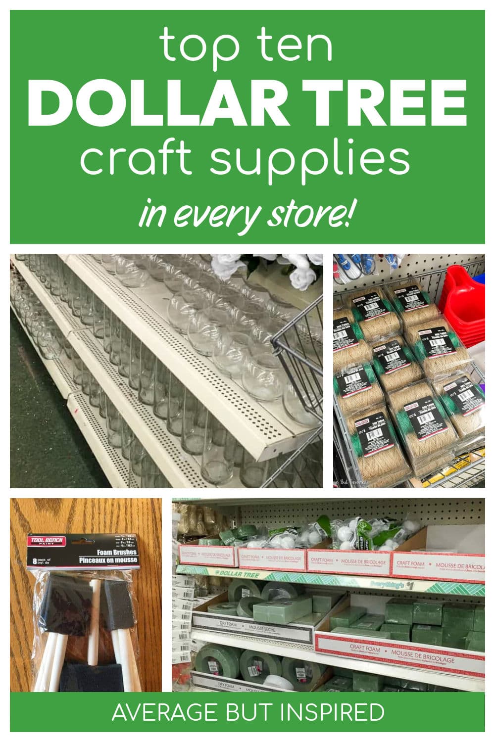 10 Dollar Tree Craft Supplies You Need (in 2024!)