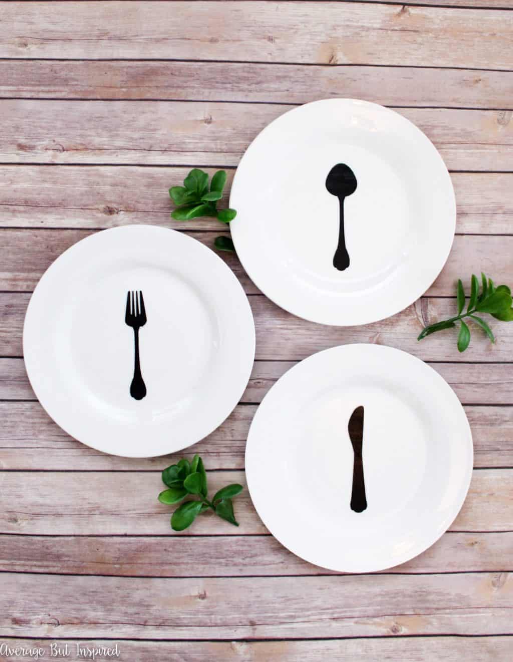 Dollar Store DIY Decorative Plates