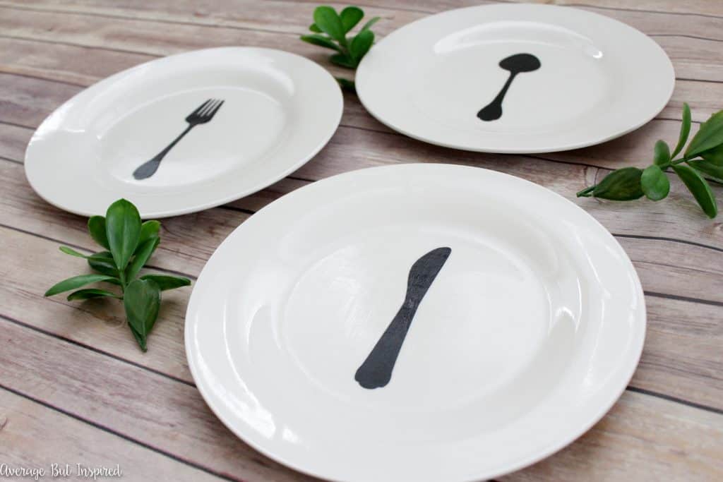 Dollar Store DIY Decorative Plates