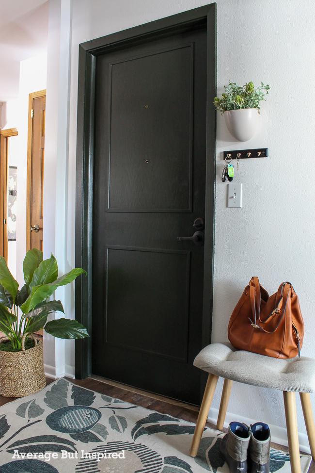 Easy Flat Panel Door Makeover Average But Inspired
