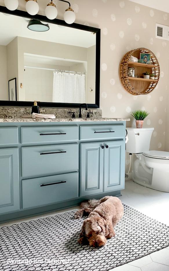 Polka Dot Wall DIY Painted Accent Wall Average But Inspired