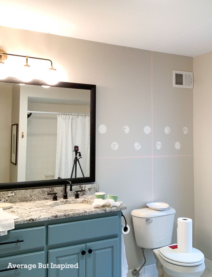 Polka Dot Wall DIY Painted Accent Wall Average But Inspired