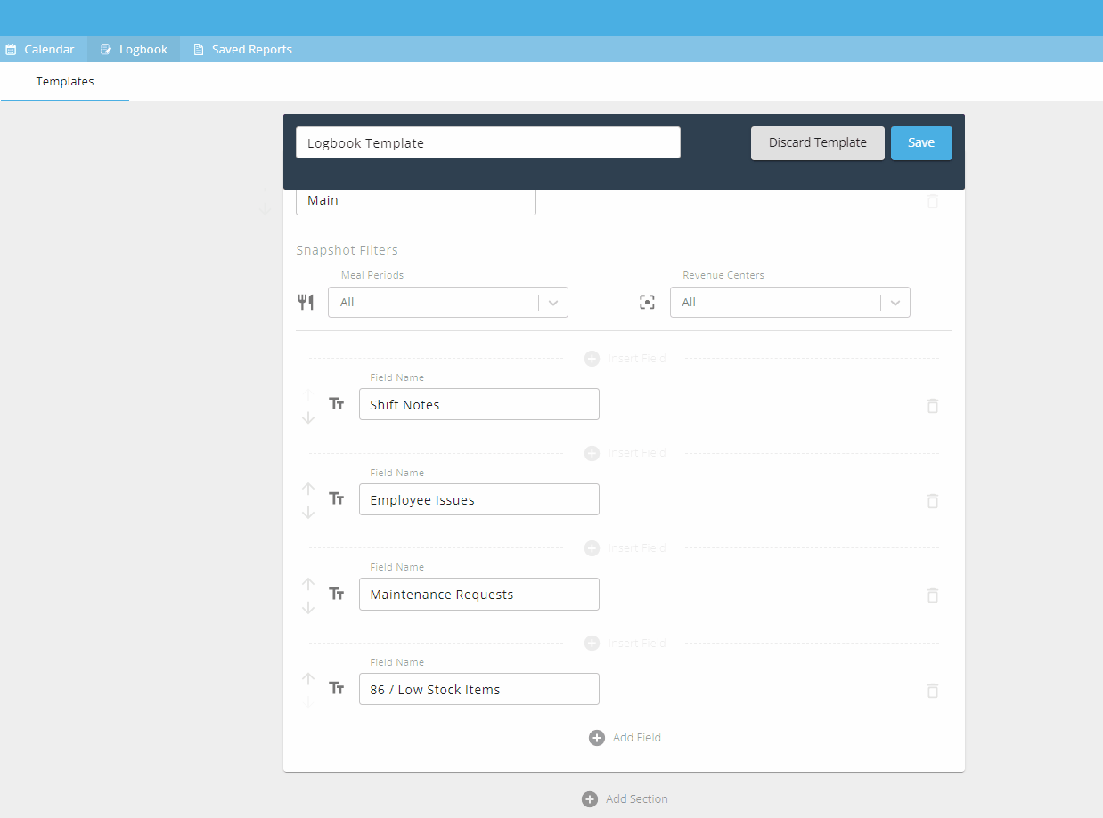 Create Your First Logbook Template Avero Solution Center