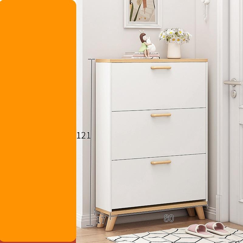 Zapatero con cubo basculante blanco 80x17x121 A Ver Qué Compro Costa Rica