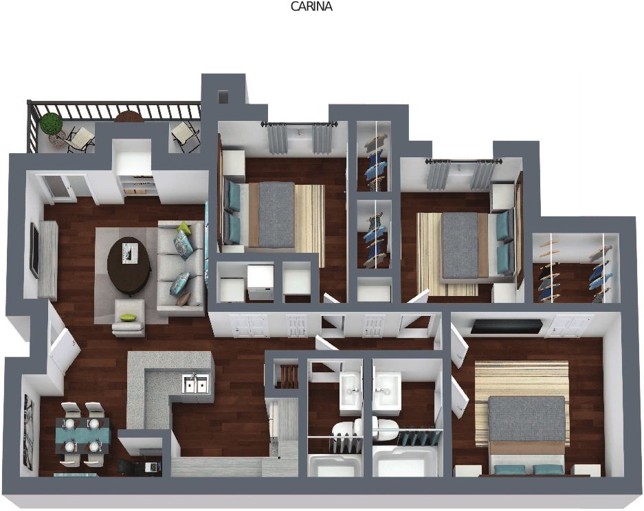Floor Plans Avery Apartments in Lewisville, TX