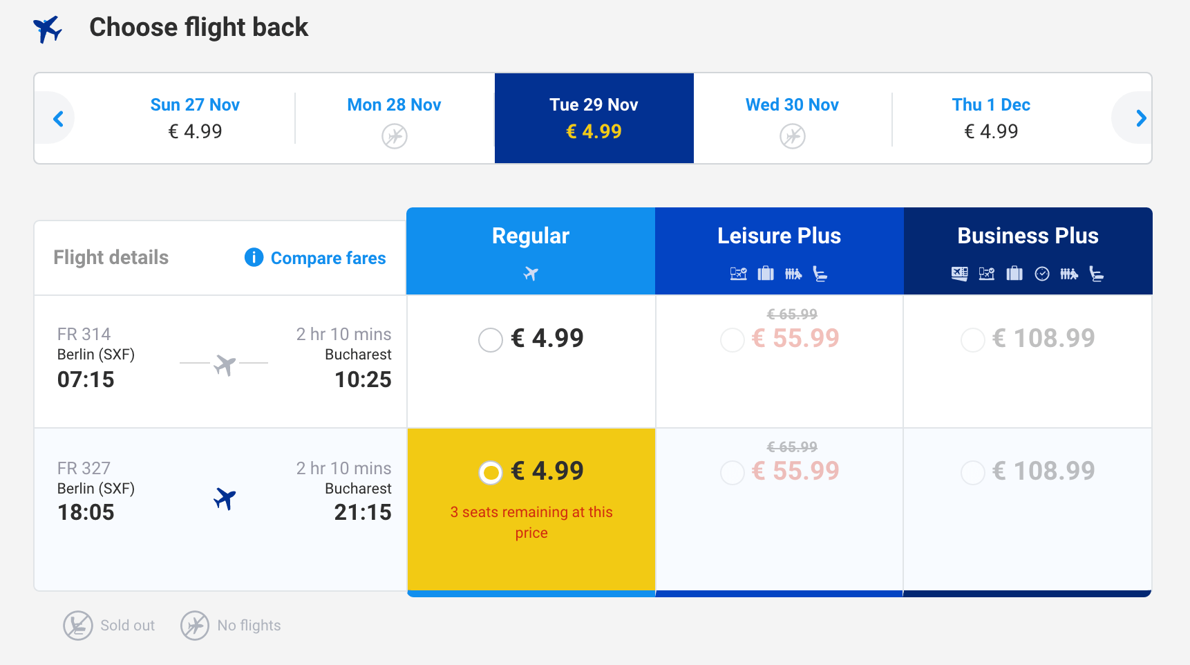 Bilete de avion pentru Berlin cu 10 euro de persoana. Dusintors. Un