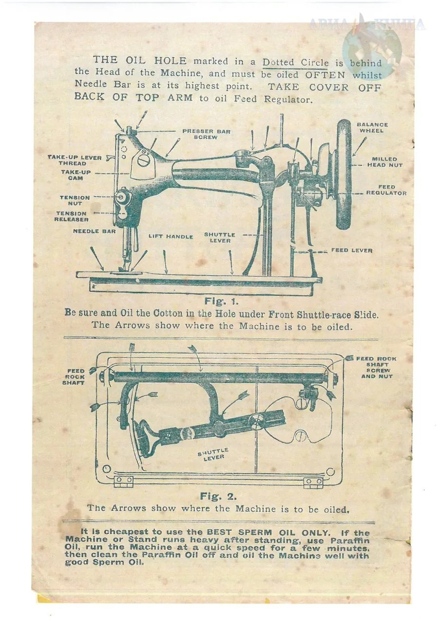 cylinder shuttle sewing machine