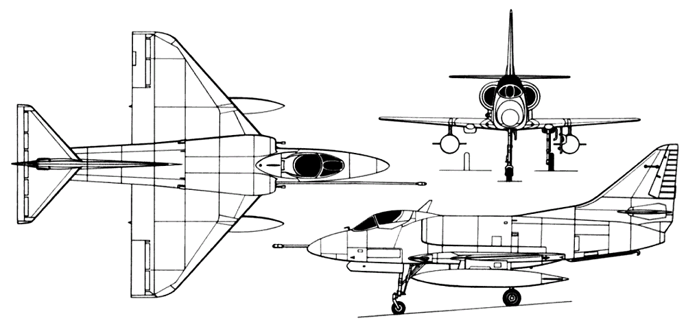 McDonnell Douglas A4 Skyhawk fighterbomber, attack