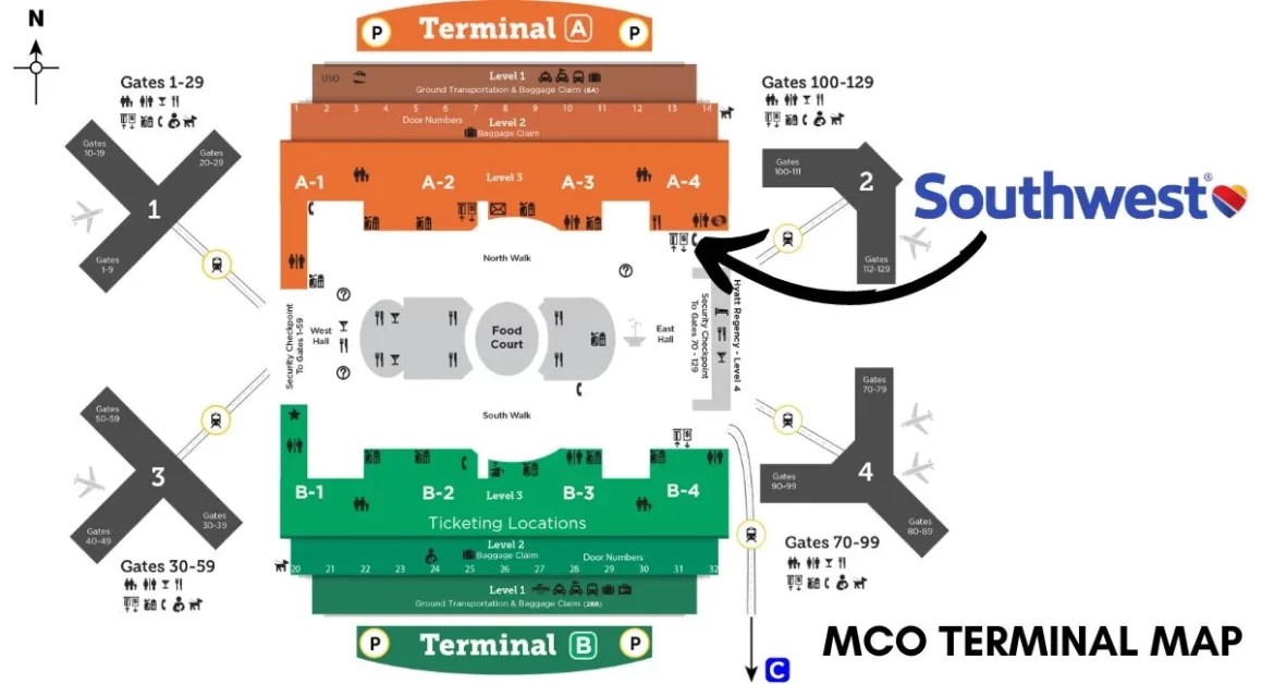 Navigating Southwest Terminal In MCO (2023 Travel Guide)