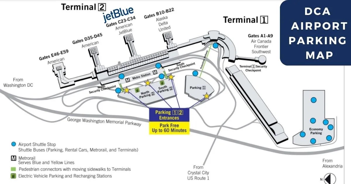 Explore JetBlue Terminal At DCA Airport (2023 Travel Guide)